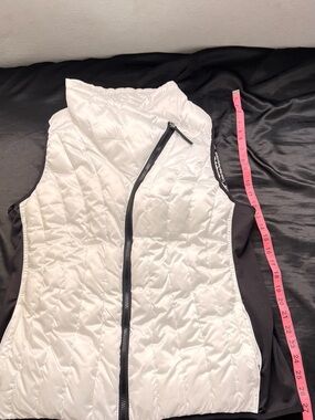 Calvin Klein Performance Puffer Vest - White/Black
